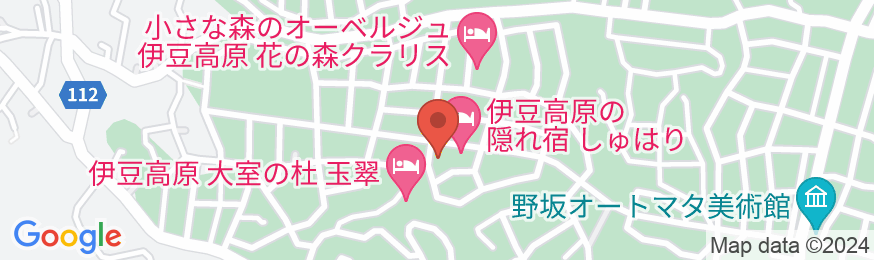 ペット&スパホテル伊豆高原の地図