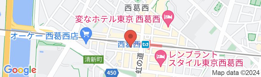 hotel MONday 東京西葛西の地図