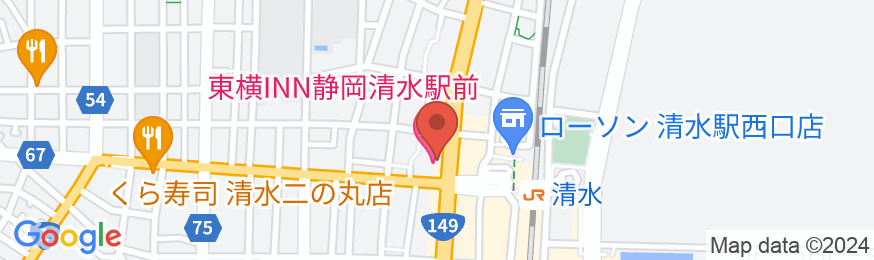 東横INN静岡清水駅前の地図