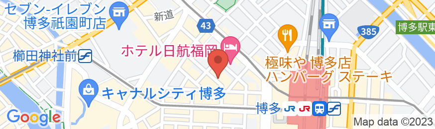 ヴィアイン博多口駅前(JR西日本グループ)の地図