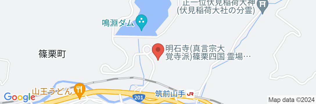 お寺で過ごすやすらぎのひととき 明石寺 大日屋旅館の地図