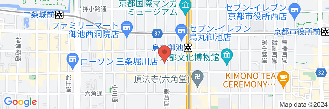 ヴィラ三条室町・京都の地図