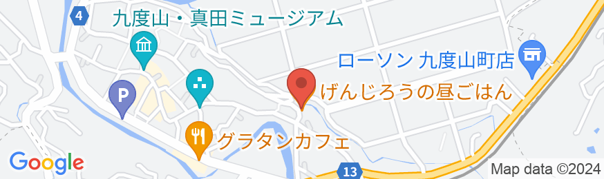 くどやま旅館 玉川亭の地図