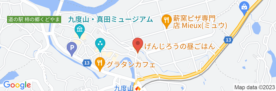 くどやま旅館 玉川亭の地図