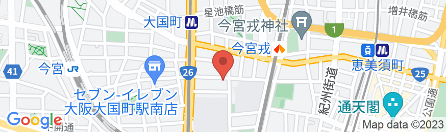 大阪櫻子Nambaの地図