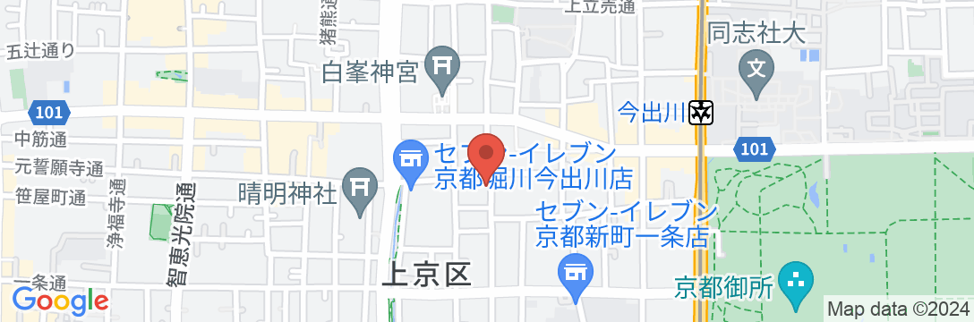 京都 今出川ハウスの地図
