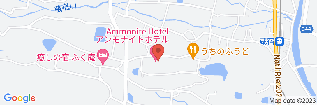 Ammonite Hotel(アンモナイトホテル)の地図