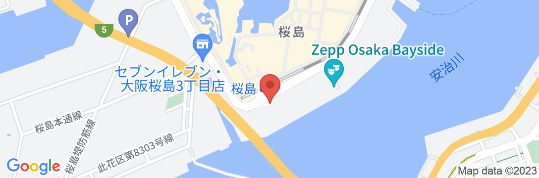 リーベルホテル大阪の地図
