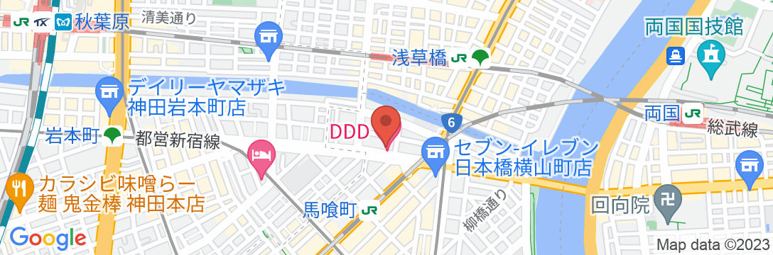 DDD HOTELの地図