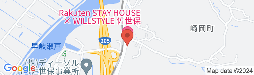 Rakuten STAY HOUSE x WILL STYLE 佐世保の地図