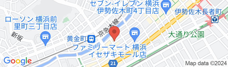 横浜ウィークリー伊勢佐木町3の地図
