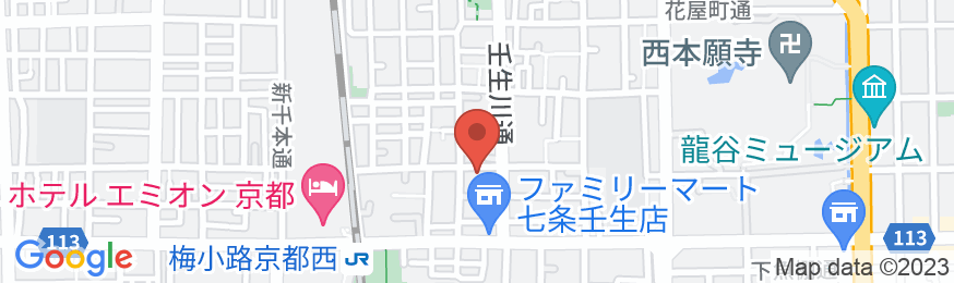 ファーストキャビンST.京都梅小路 RYOKANの地図