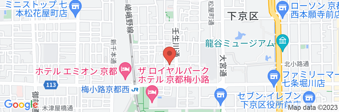 ファーストキャビンST.京都梅小路 RYOKANの地図
