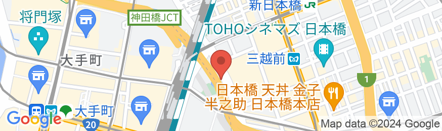 Jホテル東京ジオの地図