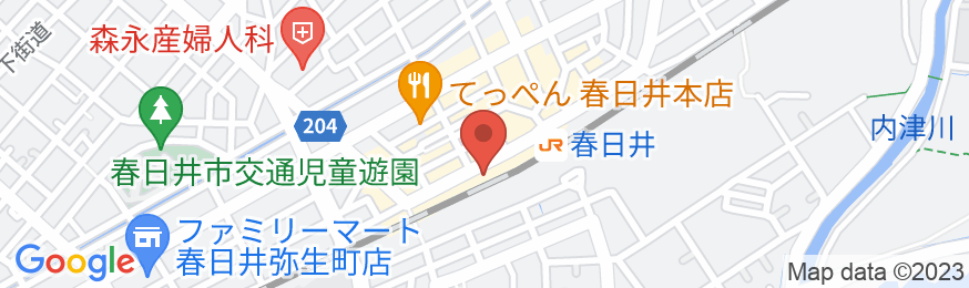 ホテルテトラ春日井ステーションホテルの地図