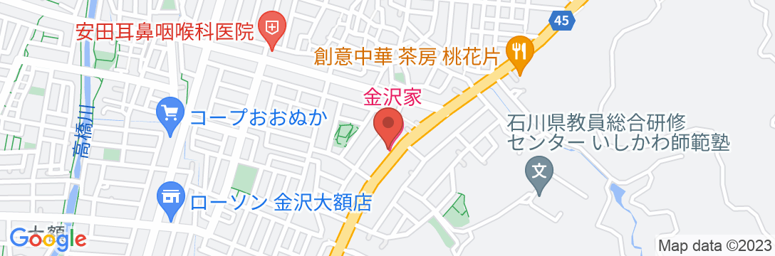 金沢家の地図