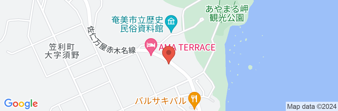 奄美を照らすゲストハウス AMA TERRACE(アマテラス)<奄美大島>の地図