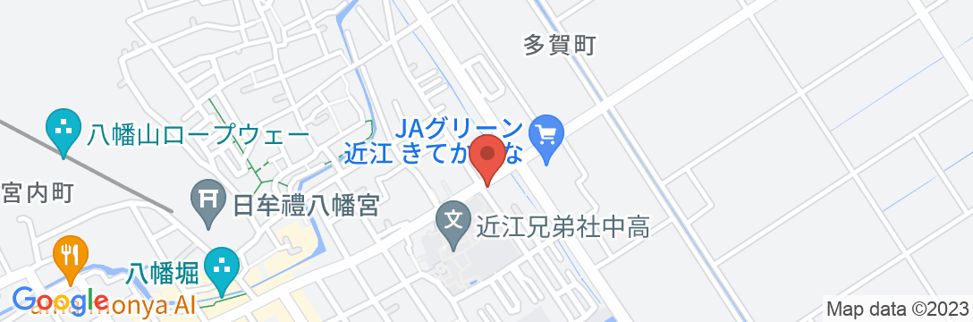 Rakuten STAY HOUSE x WILL STYLE 八幡堀の地図
