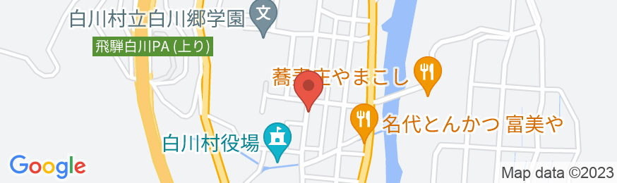 Shirakawa‐Go INNの地図