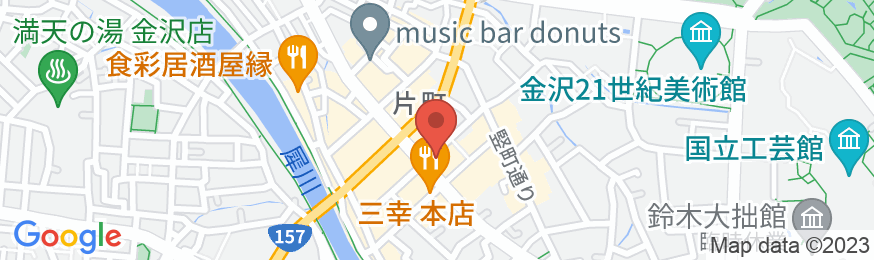 ホテルトレンド金沢片町の地図