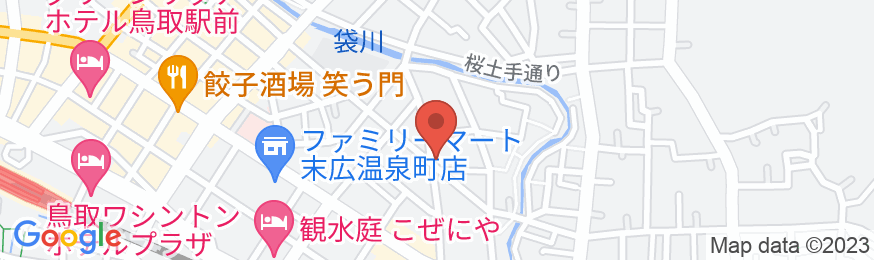 鳥取ゲストハウス ミライエBASEの地図