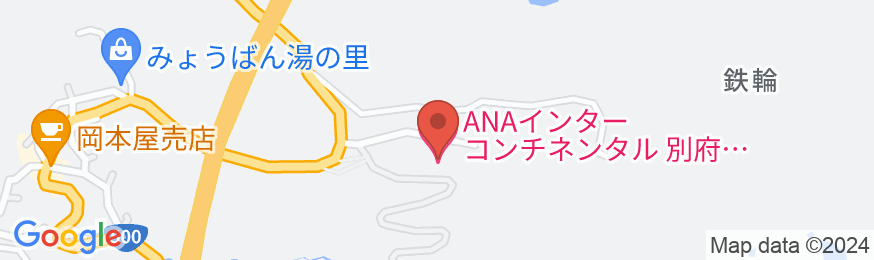 ANAインターコンチネンタル別府リゾート&スパの地図