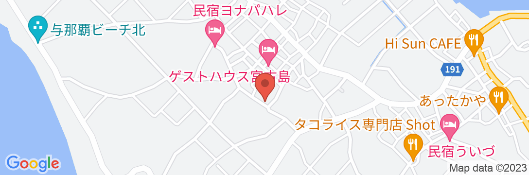 Rakuten STAY VILLA 宮古島 前浜ビーチ<宮古島>の地図