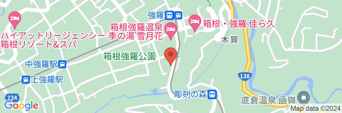 箱根 ゆとわの地図