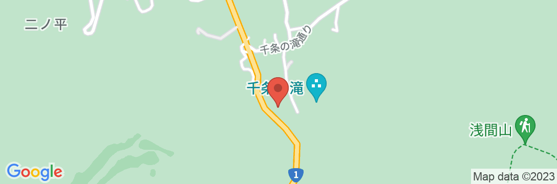 bar hotel 箱根香山の地図