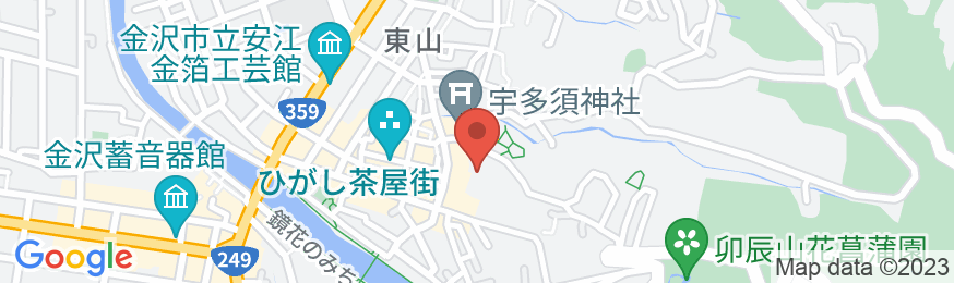 金沢 料亭旅館山乃尾の地図