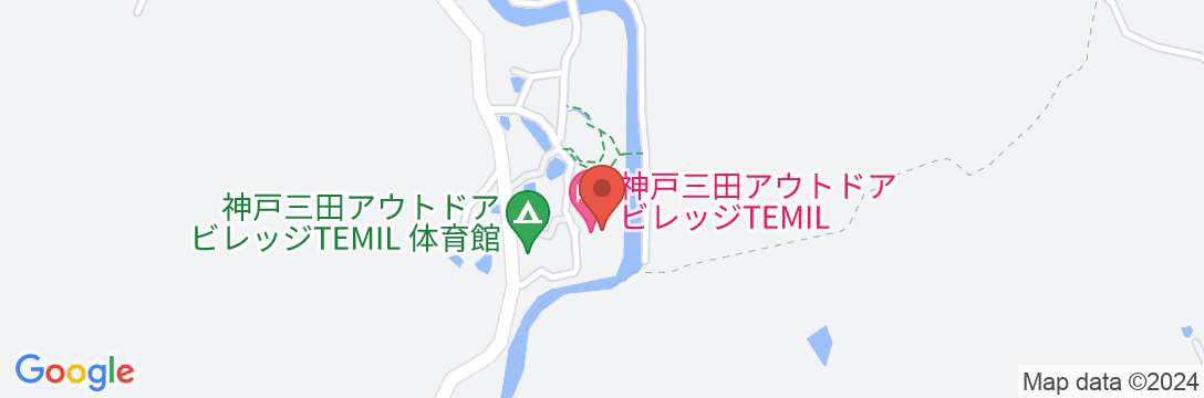 神戸三田アウトドアビレッジTEMILの地図