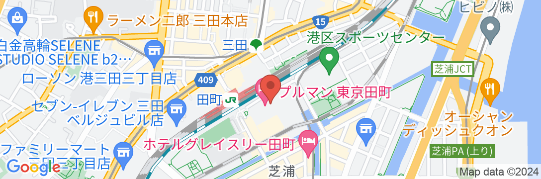 プルマン東京田町の地図