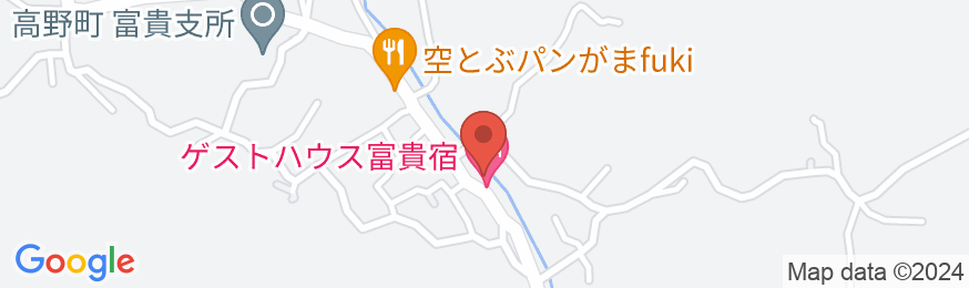 ゲストハウス富貴宿の地図