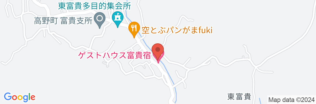 ゲストハウス富貴宿の地図