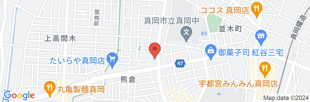 HOTEL R9 The Yard 真岡熊倉の地図