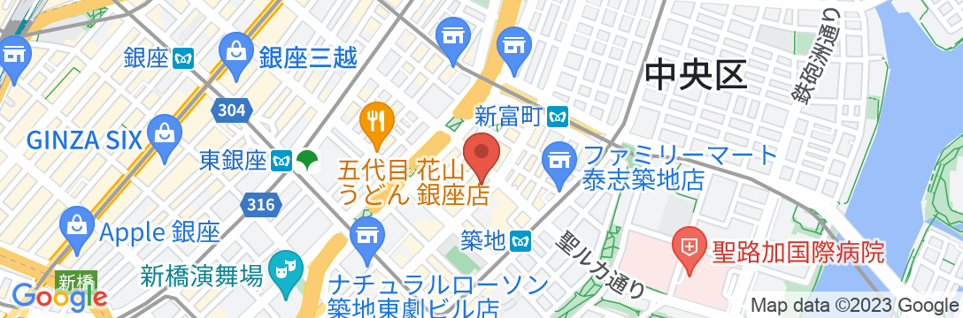 TSUKI 東京の地図