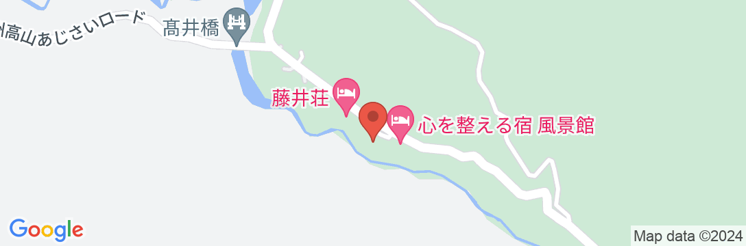 松川渓谷に佇む宿 信州山田温泉 山田館の地図