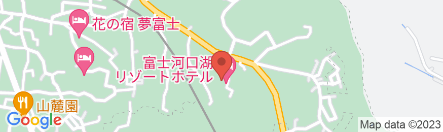 富士河口湖リゾートホテルの地図