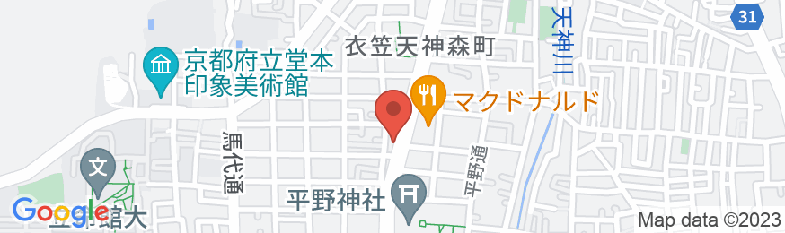 バス停から一分、京都観光起点に。【Vacation STAY提供】の地図