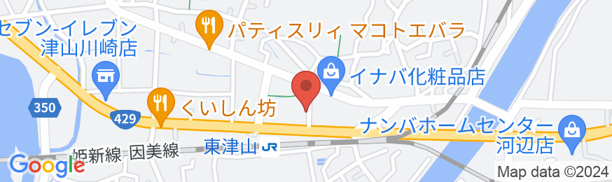 ホテルセレクトイン津山の地図