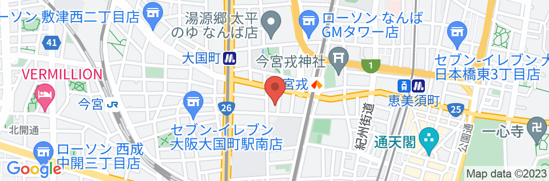 グランドゥース 今宮戎/民泊【Vacation STAY提供】の地図