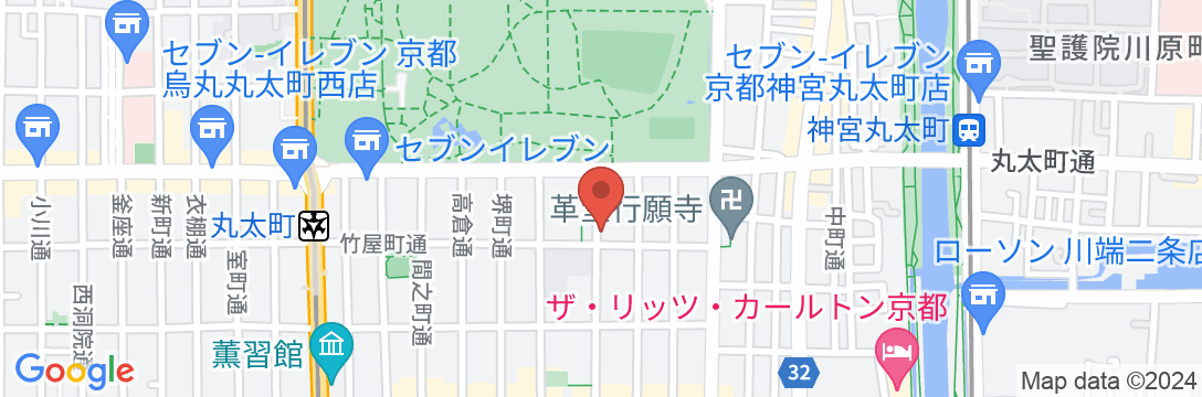 ゆうゆう京都御苑/民泊【Vacation STAY提供】の地図