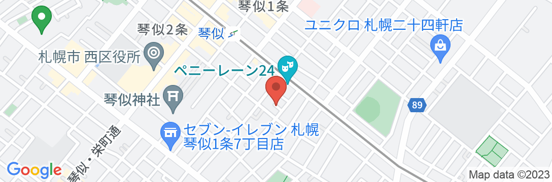 HDO 琴似 グランドハウス/民泊【Vacation STAY提供】の地図