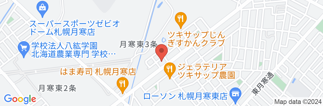 月寒東315戸建/民泊【Vacation STAY提供】の地図