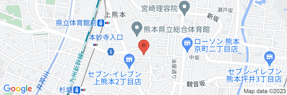 CASA上熊本Ⅰ【Vacation STAY提供】の地図