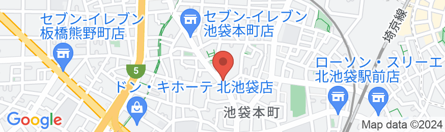H2O Stay Ikebukuro/民泊【Vacation STAY提供】の地図