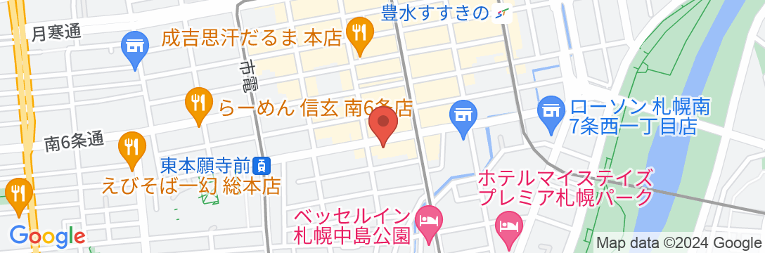 すすきのプラザ4階/民泊【Vacation STAY提供】の地図