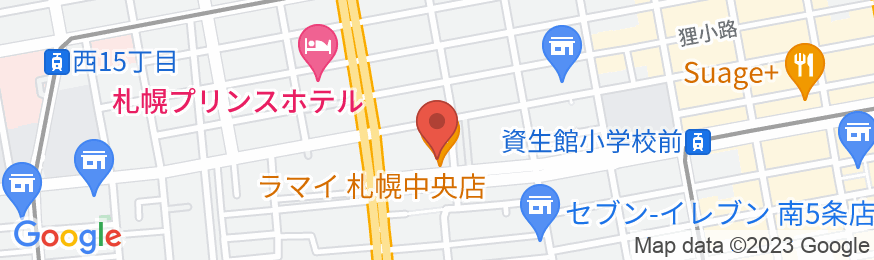 プレリオン札幌南4条/民泊【Vacation STAY提供】の地図