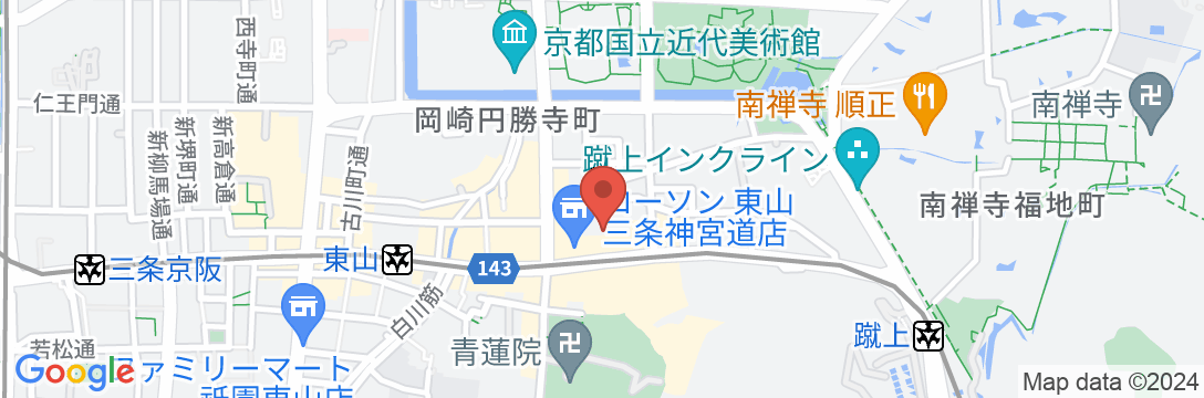京町家の一棟貸しの宿 「京の宿 柚」【Vacation STAY提供】の地図