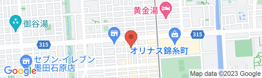 rakuna Inn 遊 Kinshicho【Vacation STAY提供】の地図